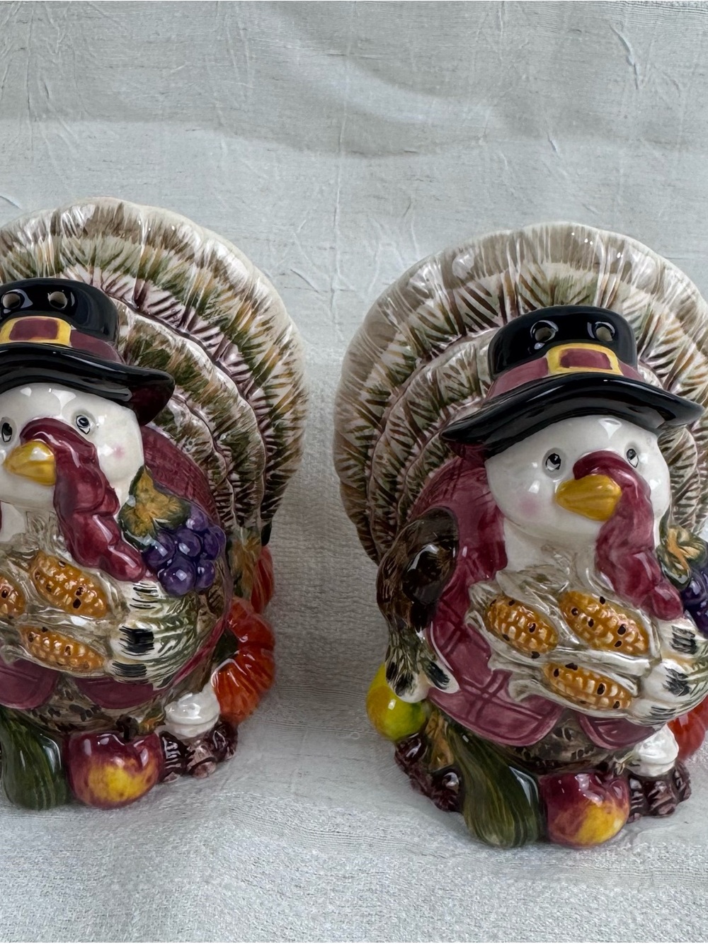 Vintage Jay Imports China Turkey, Salt and Pepper Shakers, Vintage, pre-owned